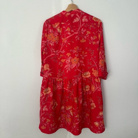 Tuckernuck Vida De Las Flores Royal Shirt Dress - Picture 5 of 12